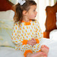Carrots Striped Knit Zip Up Pajamas-FINAL SALE
