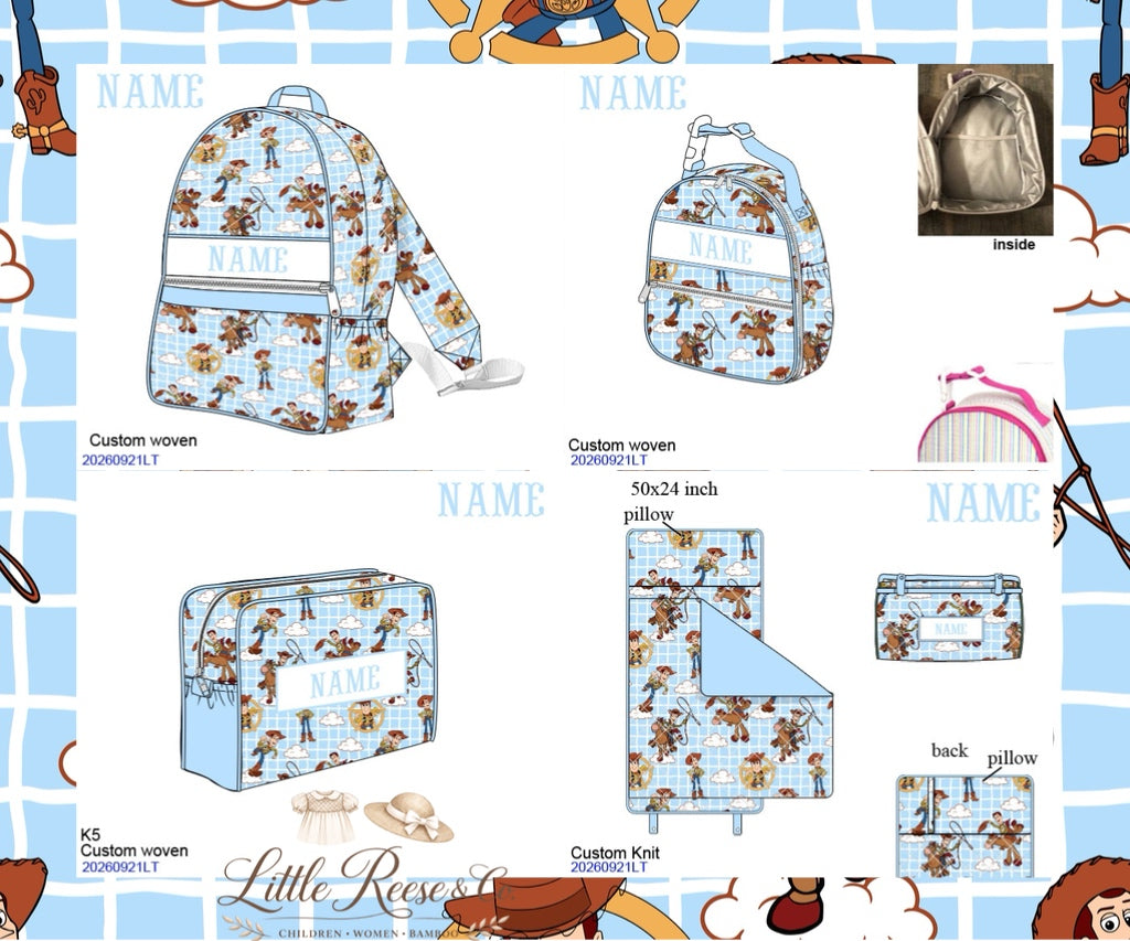Toy Friends Quilted Smock Luggage