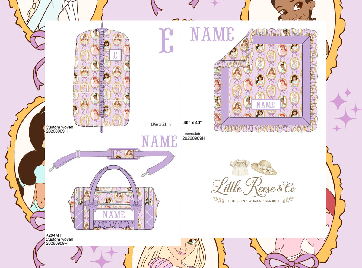 Princess Quilted Smock Luggage