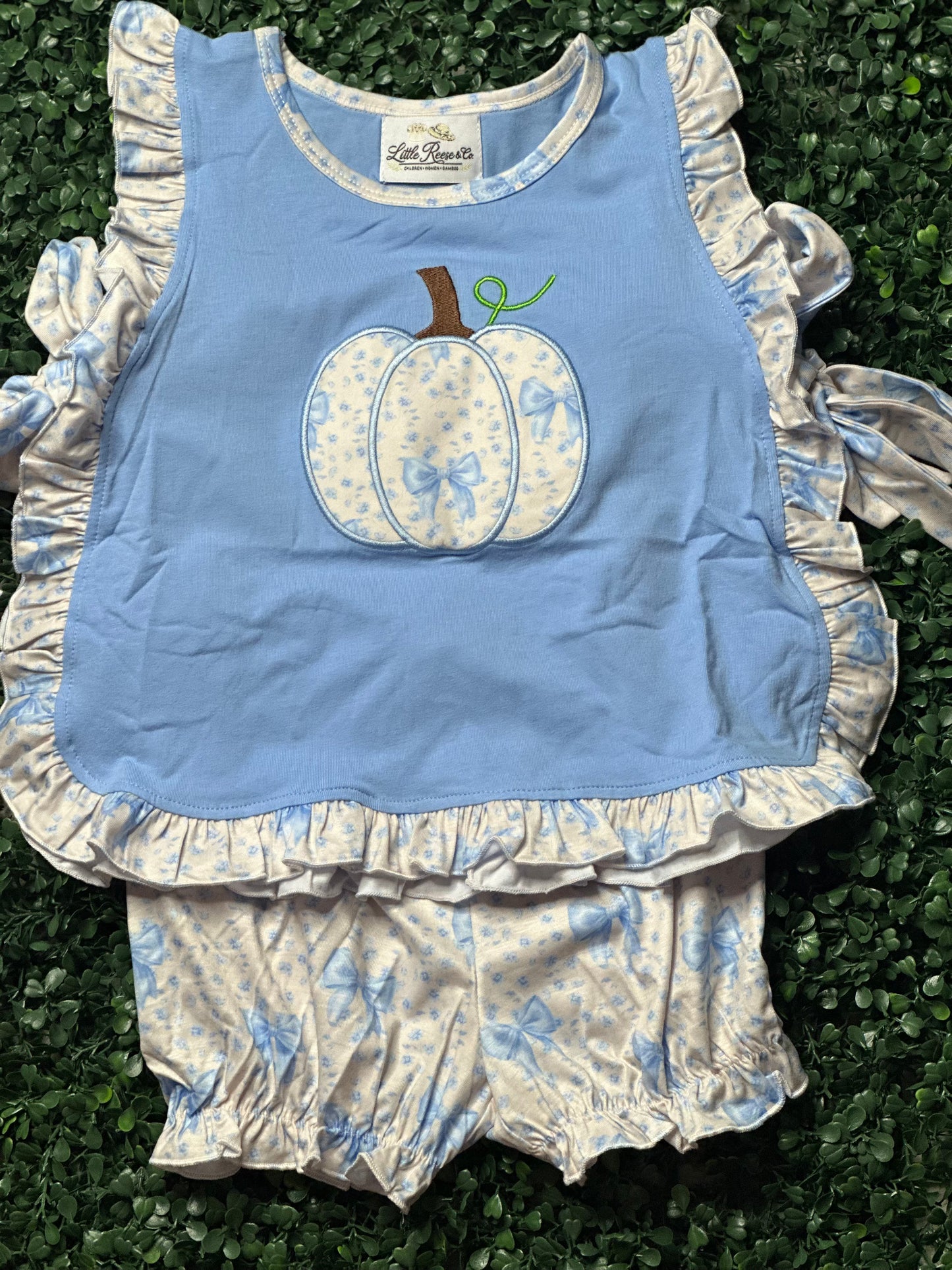 Fall Blues Apron Set