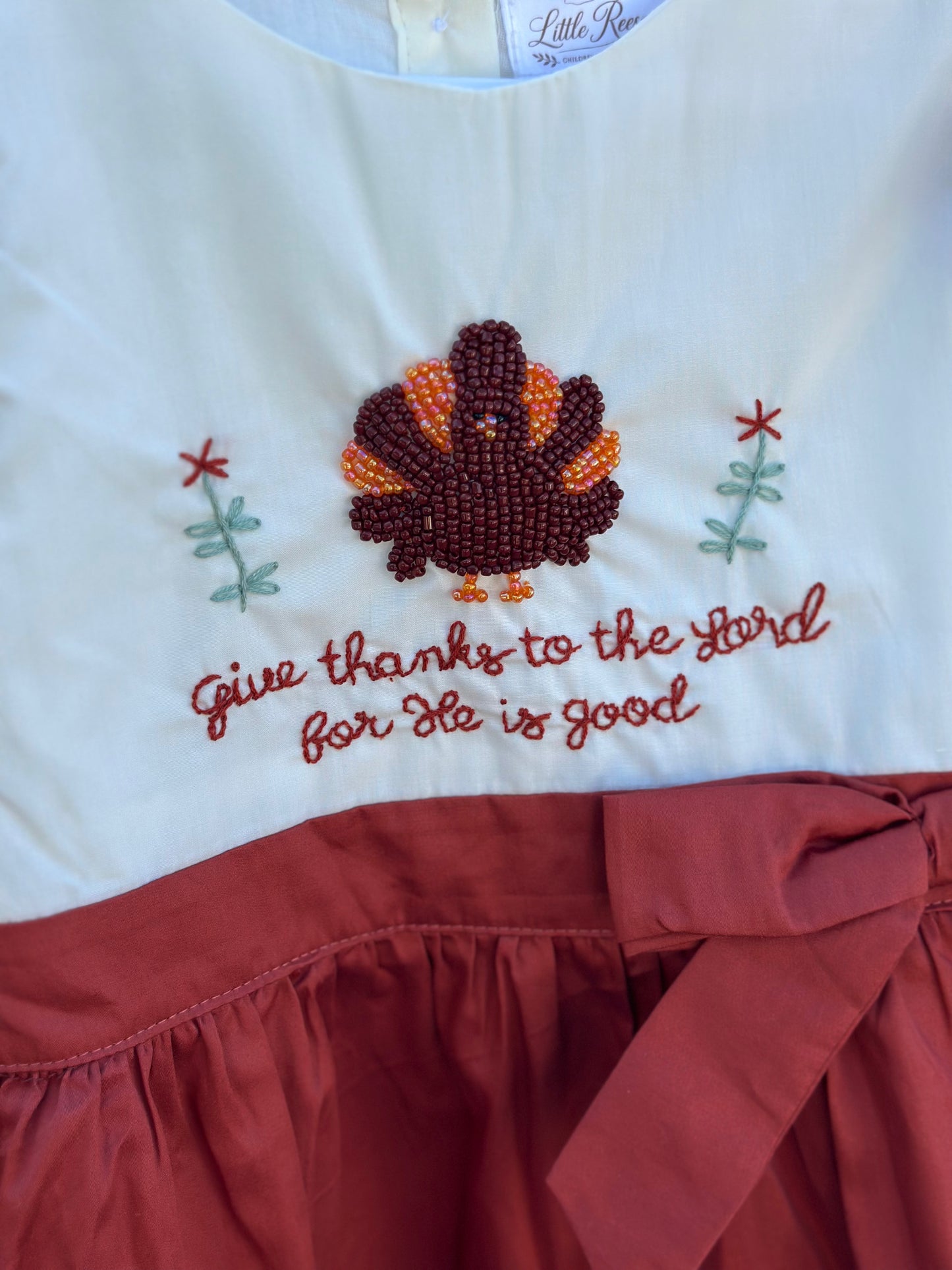Beaded Turkey Bloomer Set