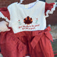 Beaded Turkey Bloomer Set
