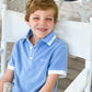 Blue Terry Shorts Set- FINAL SALE