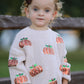 Thanksgiving Pumpkin Sequin Sweater – Beige, Perfect for Fall
