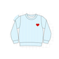 PO95 Blue valentine's day heart smocked collection