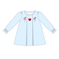 PO95 Blue valentine's day heart embroidery collection