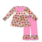 PO95 Pink valentine's day heart embroidery collection