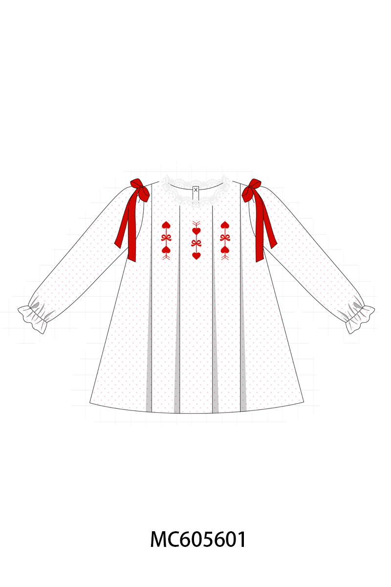 PO95 Red valentine's day heart dot collection