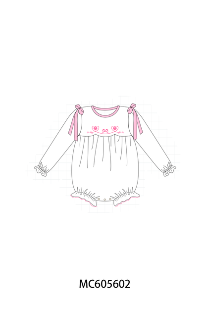 PO95 Pink valentine's day bow heart collection
