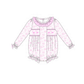 PO95 Pink bow smocked ruffle collection