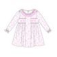 PO95 Pink bow smocked ruffle collection