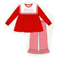 PO95 Red valentine's day heart applique collection