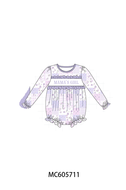 PO95 Mama's girl embroidery ruffle collection