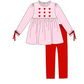 PO95 Pink&blue heart smocked collection