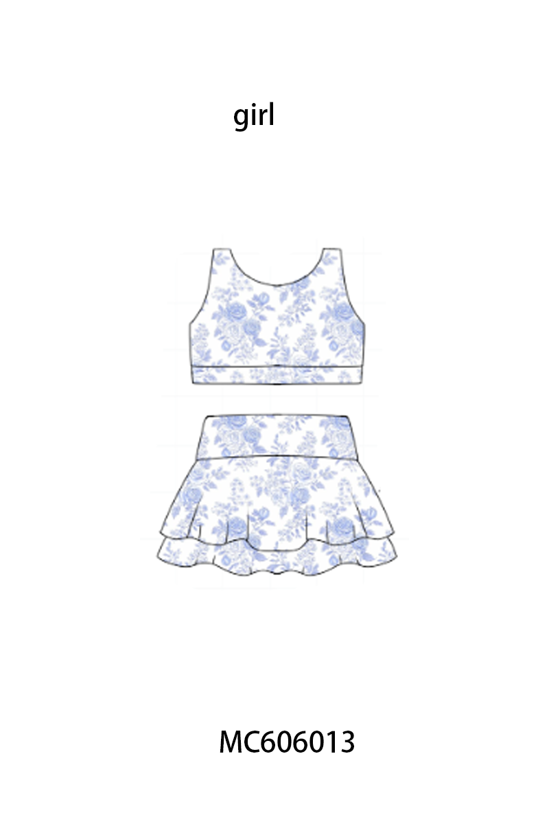 PO95 Blue floral print mom&me active collection 1
