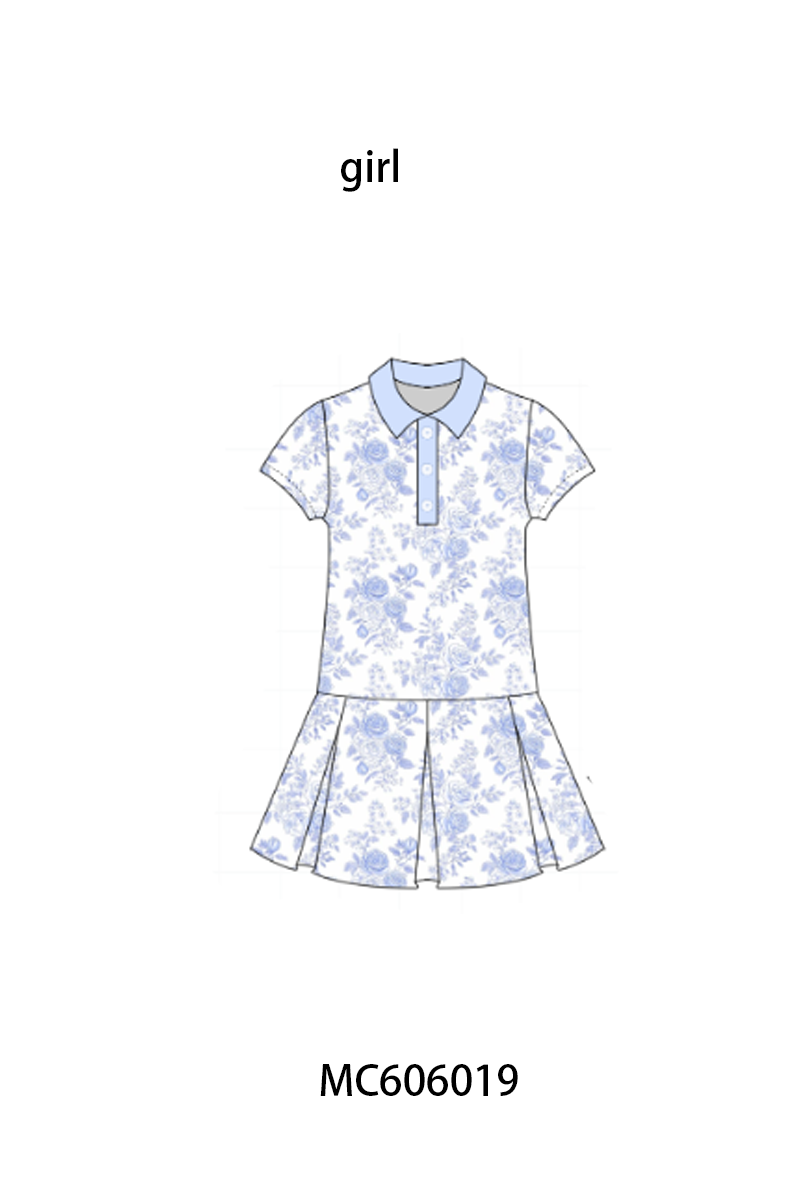 PO95 Blue floral print mom&me active collection 1