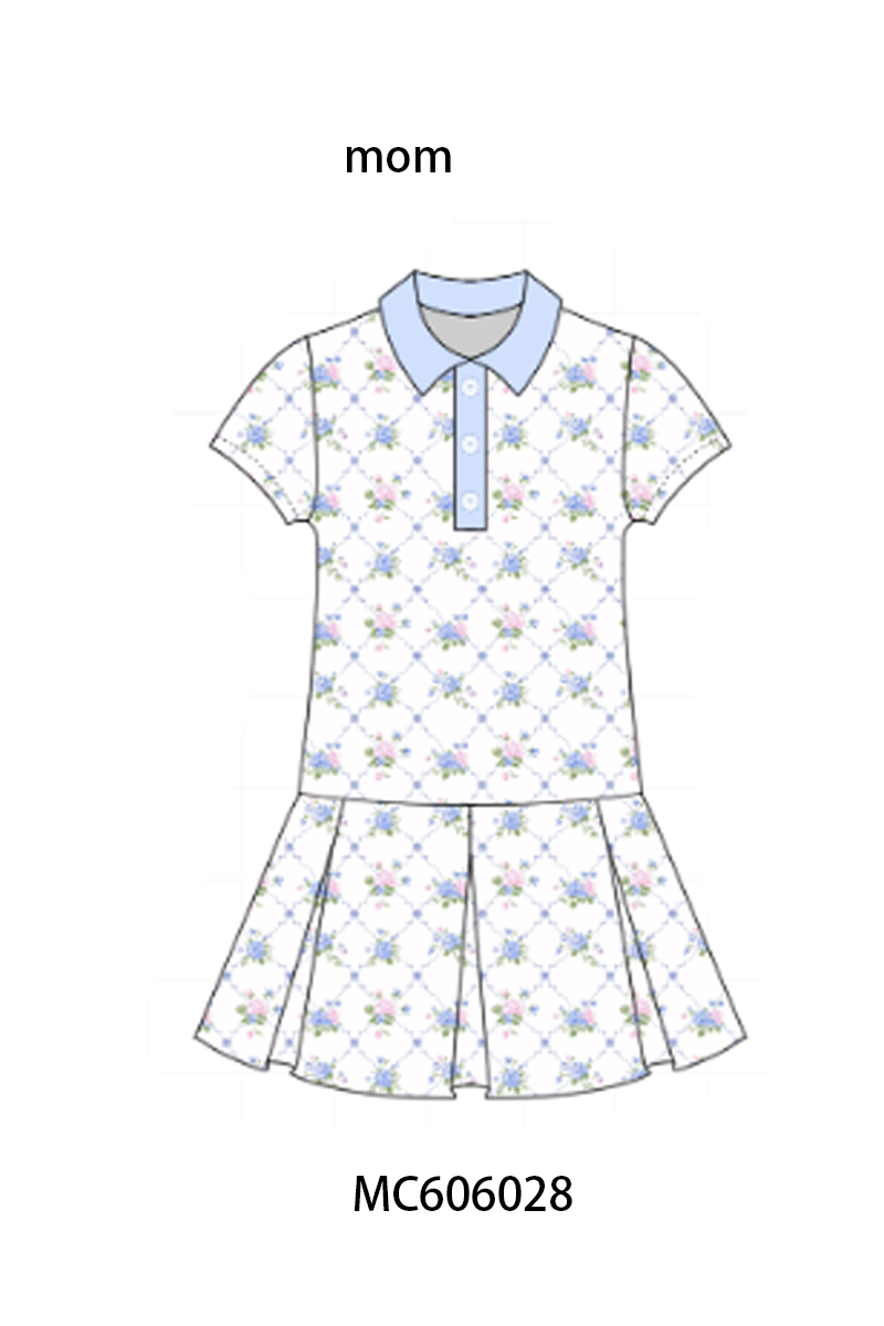 PO95 Blue floral print mom&me active collection 2
