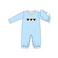PO95 Pink&blue character embroidery gingham collection