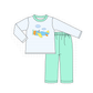 PO95 Mint airplane applique stripe collection