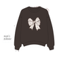 PO95 Brown bow applique collection