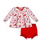 PO95 Red howdy valentine smocked collection
