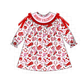 PO95 Red howdy valentine smocked collection