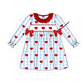 PO95 Blue heart embroidery gingham collection