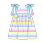 PO95 Rainbow stripe valentine heart applique collection