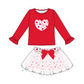 PO95 Red valentine heart ruffle collection