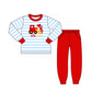 PO95 Blue stripe I dig you excavator applique collection