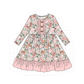 PO95 Pink western boots floral collection