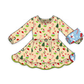 PO95 Christmas bow cookie grinch floral dress collection
