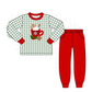 PO95 Red christmas gingerbread applique gingham collection