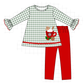 PO95 Red christmas gingerbread applique gingham collection