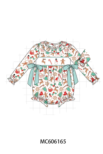PO95 Mint christmas gingerbread embroidery collection