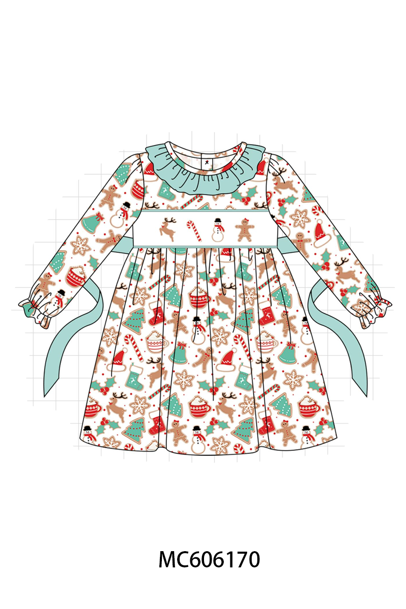 PO95 Mint christmas gingerbread embroidery collection