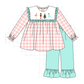 PO95 Pink nutcracker embroidery gingham collection