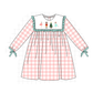 PO95 Pink nutcracker embroidery gingham collection