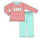 PO95 Pink nutcracker embroidery gingham collection