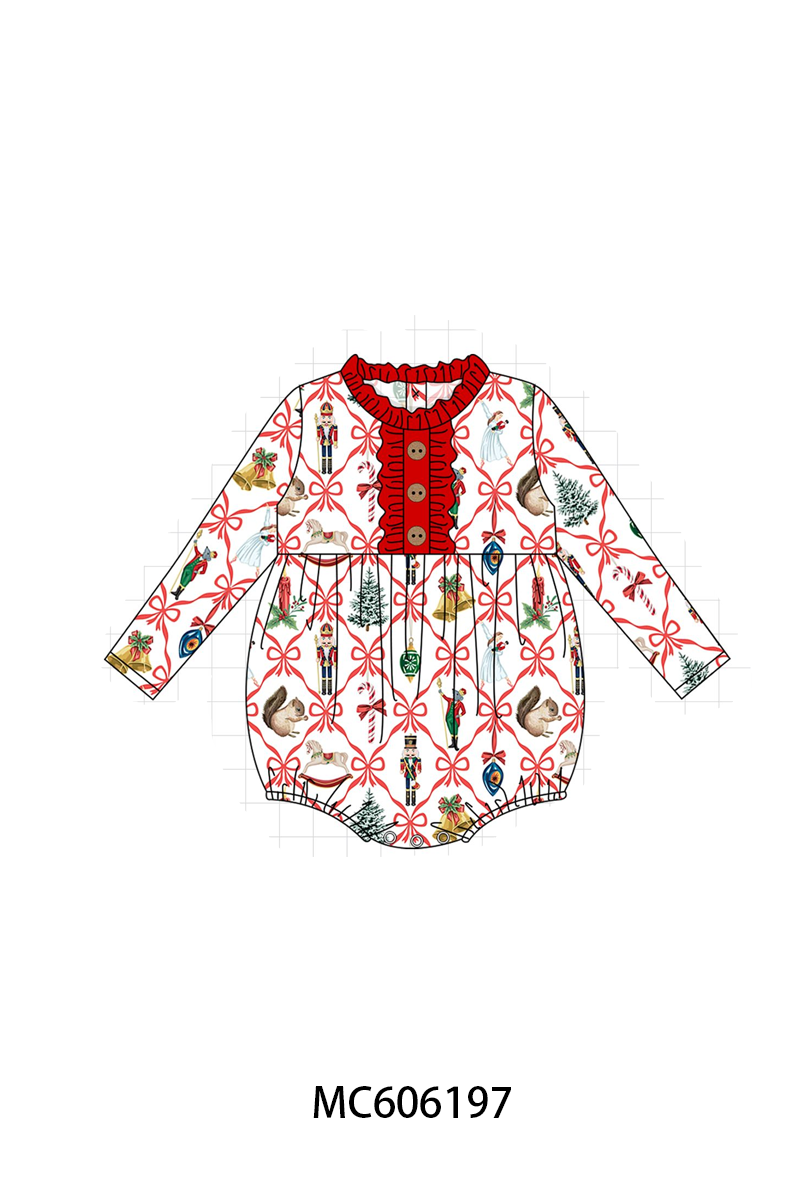PO95 Red christmas nutcracker bow tie collection