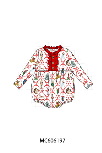 PO95 Red christmas nutcracker bow tie collection