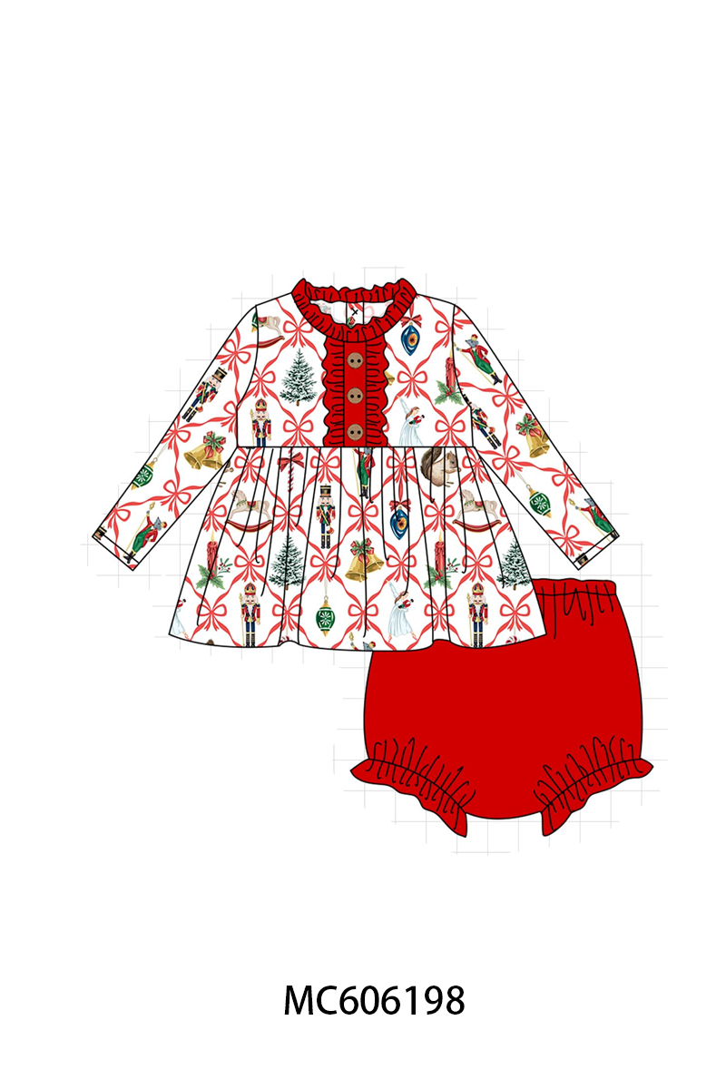 PO95 Red christmas nutcracker bow tie collection