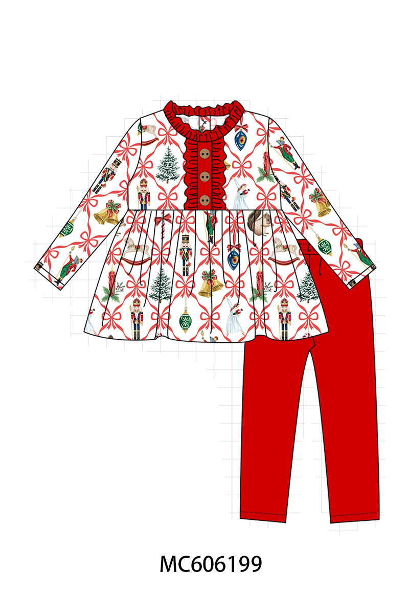PO95 Red christmas nutcracker bow tie collection