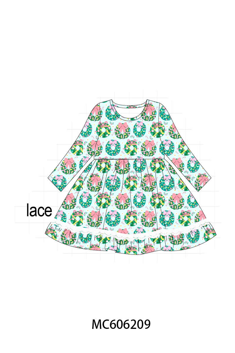 PO95 Green christmas wreath print collection