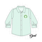 PO95 Green gingham wreath embroidery collection