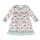 PO95 Sage bow print ruffle collection