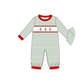 PO95 Green christmas tree embroidery collection