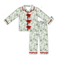 PO95 Green christmas tree embroidery collection