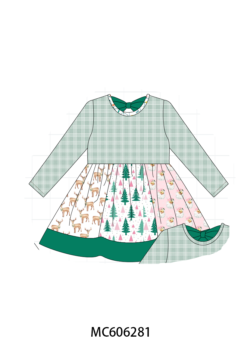 PO95 Christmas tree santa print collection 1