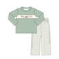 PO95 Sage duck embroidery plaid collection 1